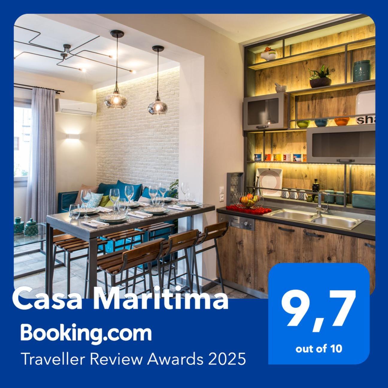 Casa Maritima Apartman Hriszí Aktí Haniá Kültér fotó